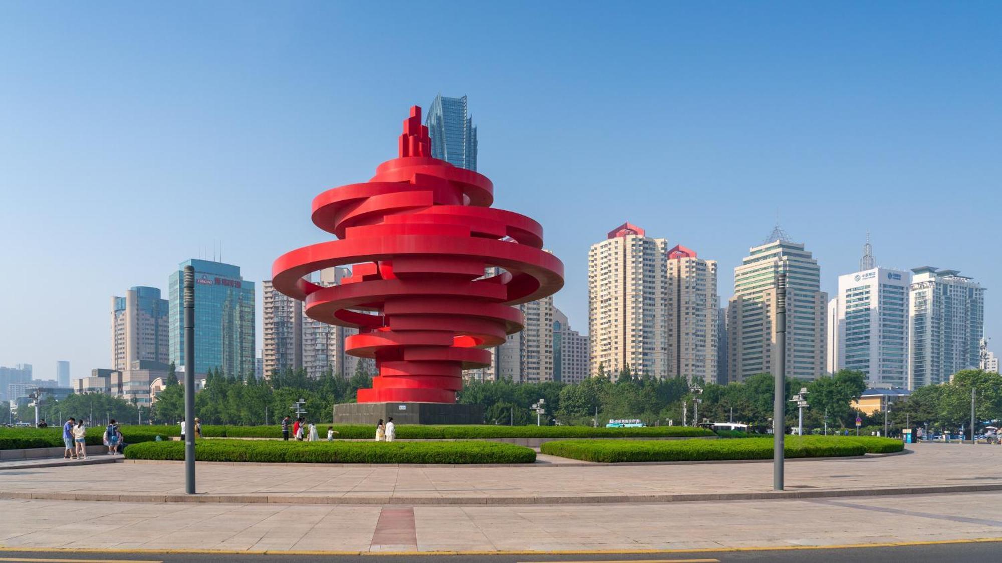 Holiday Inn Express Qingdao Shibei By Ihg Eksteriør bilde