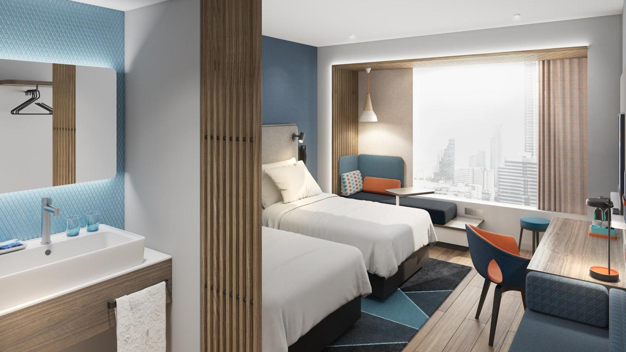 Holiday Inn Express Qingdao Shibei By Ihg Eksteriør bilde